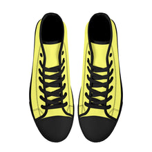 Load image into Gallery viewer, Ti Amo I love you - Exclusive Brand - High-Top Canvas Shoes - Black Soles
