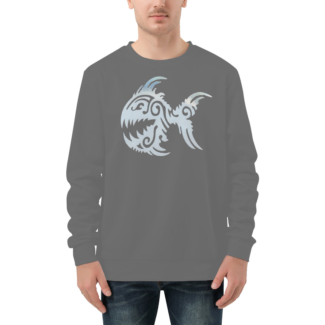 Ti Amo I love you - Dove Gray - Angry Fish - Men's Sweatshirt