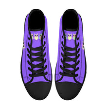 Load image into Gallery viewer, Ti Amo I love you - Exclusive Brand - High-Top Canvas Shoes - Black Soles
