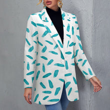 Load image into Gallery viewer, Ti Amo I love you - Exclusive Brand - Womens Suit Blazer Jacket - 2XS-2XL
