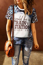 Load image into Gallery viewer, COULD BE A TRAIN STATION KINDA DAY Round Neck T-Shirt
