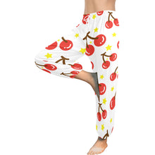 Load image into Gallery viewer, Ti Amo I love you  - Exclusive Brand  - Cherry &amp; Star Pattern - Women&#39;s Harem Pants
