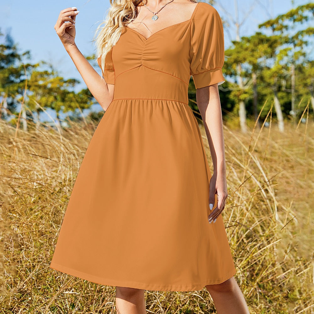 Ti Amo I love - Exclusive Brand - Colors Womens Fall Solid Colors - Sweetheart Dress