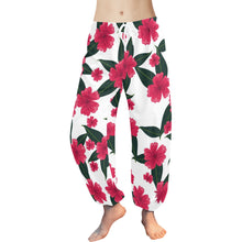 Load image into Gallery viewer, Ti Amo I love you  - Exclusive Brand  - Fushia Flowers - Women&#39;s Harem Pants
