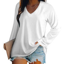 Load image into Gallery viewer, Ti Amo I love you - Exclusive Brand - Women&#39;s Long Sleeve Loose Tee
