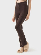 Load image into Gallery viewer, 3 Colors - Zipper Detail High Waist Active Pants
