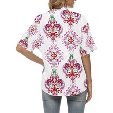 Load image into Gallery viewer, Ti Amo I love you - Exclusive Brand  - Women&#39;s Hawaiian Shirts - Sizes S-2XL
