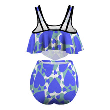 Load image into Gallery viewer, Ti Amo I love you Exclusive Brand  - Womens Plus Size 2pc Top+ Bottoms Swimsuit - Bathing Suits - Sizes XL-4XL
