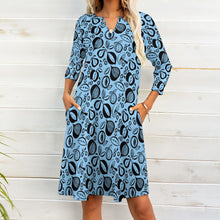 Load image into Gallery viewer, Ti Amo I love you - Exclusive Brand - 10 Styles - Fruit &amp; Veggies - 7-point Sleeve Dress - Sizes S-5XL
