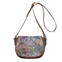 Load image into Gallery viewer, Ti Amo I love you - Exclusive Brand - Believe - PU Leather Flap Saddle Bag
