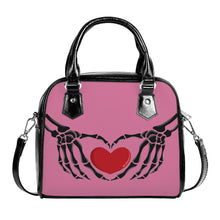 Load image into Gallery viewer, Ti Amo I love you  - Exclusive Brand  - Charm - Skeleton Hands with Heart - Shoulder Handbag
