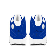 Load image into Gallery viewer, Ti Amo I love you - Exclusive Brand  - Air Force Blue - Mens / Womens - Unisex Basketball Shoes - White Laces
