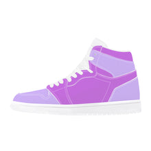 Load image into Gallery viewer, Ti Amo I love you - Exclusive Brand - Mauve &amp; Lavender - High Top Synthetic Leather Sneaker
