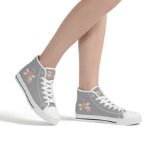 Load image into Gallery viewer, Ti Amo I love you - Exclusive Brand - High-Top Canvas Shoes - White Soles
