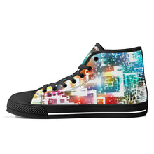 Load image into Gallery viewer, Ti Amo I love you - Exclusive Brand - High-Top Canvas Shoes - Black Soles
