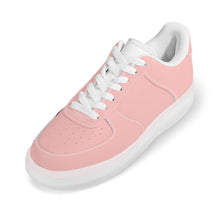 Load image into Gallery viewer, Ti Amo I love you - Exclusive Brand  - Your Pink - Transparent Low Top Air Force Leather Shoes
