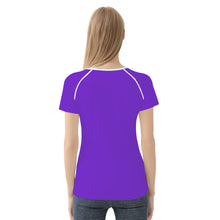 Load image into Gallery viewer, Ti Amo I love you - Exclusive Brand  - Purple Heart - Double Purple Heart - Women&#39;s T shirt
