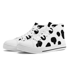 Load image into Gallery viewer, Ti Amo I love you - Exclusive Brand  - High-Top Canvas Shoes - White Soles
