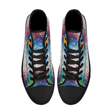 Load image into Gallery viewer, Ti Amo I love you - Exclusive Brand - High-Top Canvavs Shoes - Black Soles
