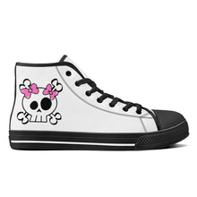 Load image into Gallery viewer, Ti Amo I love you - Exclusive Brand - High-Top Canvas Shoes - Black Soles
