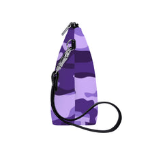 Load image into Gallery viewer, Ti Amo I love you - Exclusive Brand - Minsk, Grape 2, Mauve 2, Fushia Blue &amp; Jacarta Camouflage - Sling Cosmetic Bag
