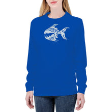 Load image into Gallery viewer, Ti Amo I love you - Exclusive Brand - Dark Blue -  Angry Fish - Women&#39;s Sweatshirt
