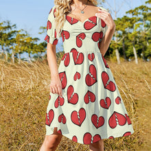 Load image into Gallery viewer, Ti Amo I love you - Exclusive Brand - Sweetheart Dress - Sizes 2XS-6XL
