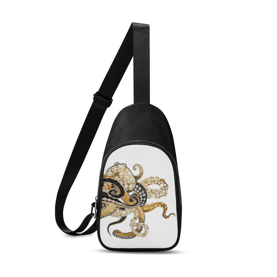 Ti Amo I love you - Exclusive Brand - White - Octopus - Unisex Chest Bag