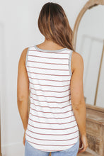 Load image into Gallery viewer, Striped Buttoned Tank
