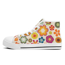 Load image into Gallery viewer, Ti Amo I love you - Exclusive Brand - High-Top Canvas Shoes - White Soles
