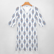 Load image into Gallery viewer, Ti Amo I love you - Exclusive Brand - 7-Point Long Sleeved Dress
