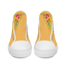 Load image into Gallery viewer, Ti Amo I love you - Exclusive Brand - High-Top Canvas Shoes - White Soles
