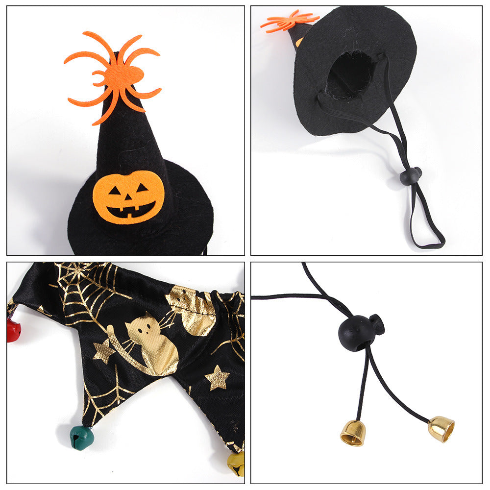 Ti Amo I love you - Exclusive Brand - 2pc Halloween Pet Costume Set - Scarf + Hat