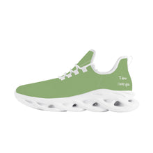 Load image into Gallery viewer, Ti Amo I love you - Exclusive Brand  - Olivine - Mens / Womens - Flex Control Sneakers- White Soles
