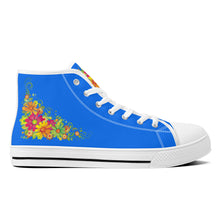 Load image into Gallery viewer, Ti Amo I love you - Exclusive Brand  - High-Top Canvas Shoes - White Soles
