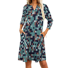 Load image into Gallery viewer, Ti Amo I love you - Exclusive Brand - 7-Point Long Sleeved Dress
