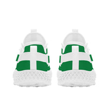 Load image into Gallery viewer, Ti Amo I love you - Exclusive Brand  - Fun Green -  Double Heart - Womens Mesh Knit Shoes - White Soles
