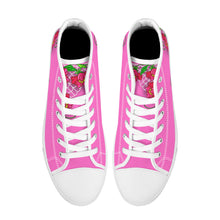 Load image into Gallery viewer, Ti Amo I love you - Exclusive Brand - High-Top Canvas Shoes - White Soles
