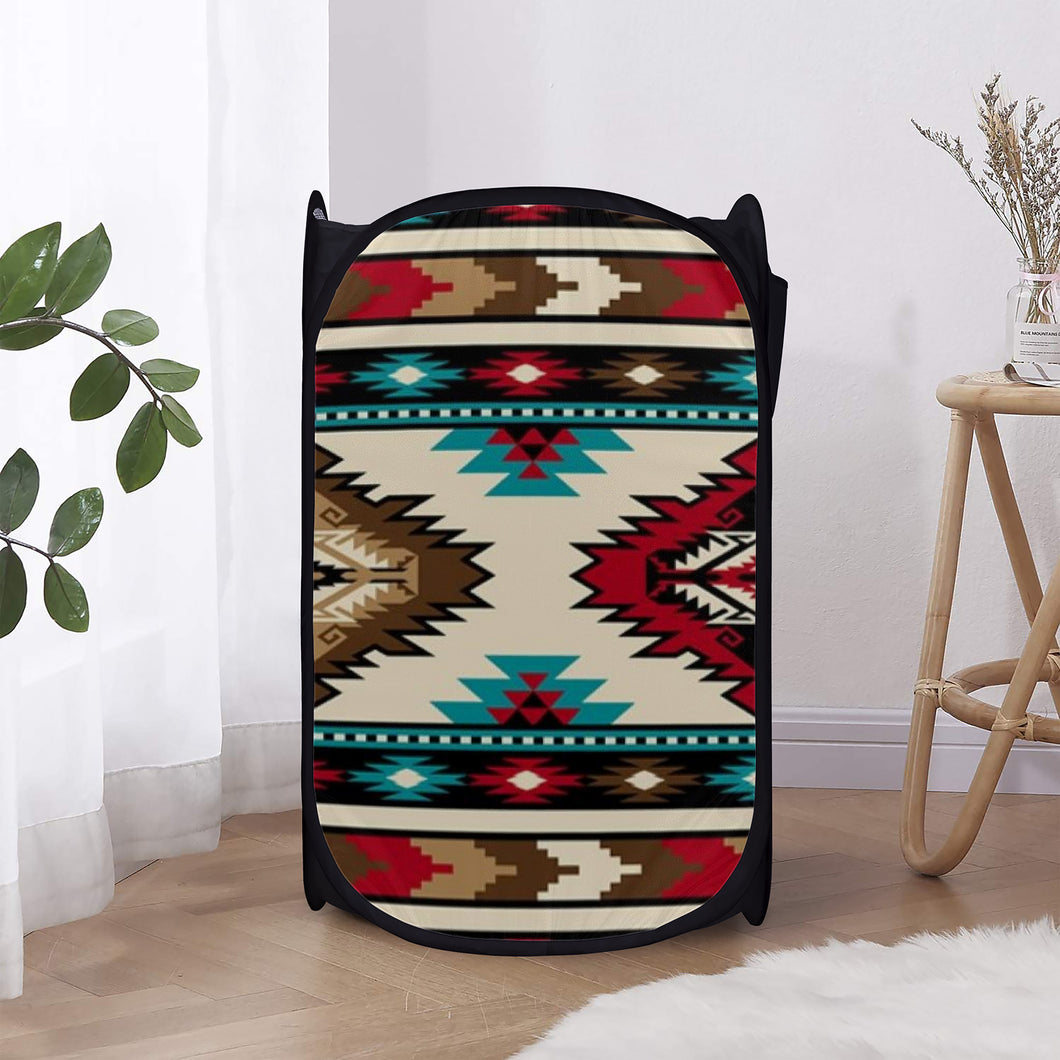 Ti Amo I love you - Exclusive Brand - Southwest - Laundry Hamper Black