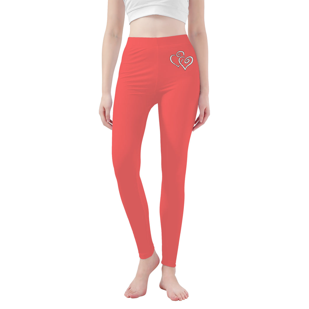 Ti Amo I love you - Exclusive Brand - Bittersweet - Womens / Teen Girls / Womens Plus Size - Yoga Leggings - Sizes XS-3XL