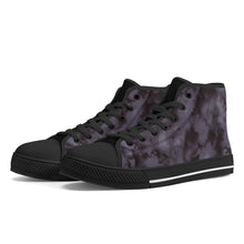 Load image into Gallery viewer, Ti Amo I love you - Exclusive Brand - High-Top Canvas Shoes - Black Soles
