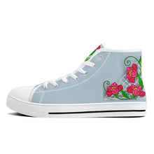 Load image into Gallery viewer, Ti Amo I love you - Exclusive Brand  - High-Top Canvas Shoes - White Soles
