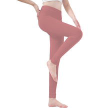 Load image into Gallery viewer, Ti Amo I love you - Exclusive Brand  - New York Pink - White Daisy -  Yoga Leggings
