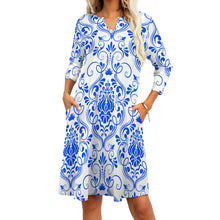 Load image into Gallery viewer, Ti Amo I love you - Exclusive Brand - 8 Styles - 7-point Long Sleeve Dresses - Sizss S-5XL
