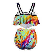 Load image into Gallery viewer, Ti Amo I love you Exclusive Brand  - Womens Plus Size 2pc Top+ Bottoms Swimsuit - Bathing Suits - Sizes XL-4XL
