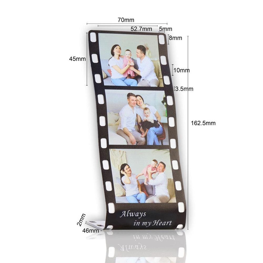 Ti Amo I love you - Parsonalized - Custom Creative Stainless Steel Film Photo Frame with Your Pictures