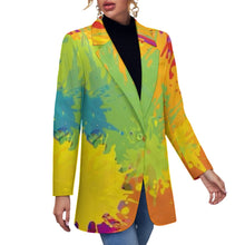 Load image into Gallery viewer, Ti Amo I love you - Exclusive Brand - Womens Suit Blazer Jacket - 2XS-2XL
