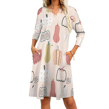 Load image into Gallery viewer, Ti Amo I love you - Exclusive Brand - 7-Point Long Sleeved Dress
