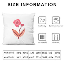 Load image into Gallery viewer, Ti Amo I love you - Exclusive Brand - 9 Colors - 7 Sizes - Flower Plush Pillow Case
