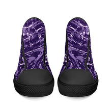 Load image into Gallery viewer, Ti Amo I love you - Exclusive Brand - High-Top Canvavs Shoes - Black Soles
